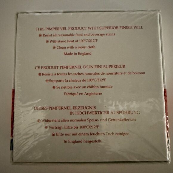 New Pimpernel England Coasters Set of 6 – Green, Heat Resistant, Sealed Vintage - Picture 4 of 6